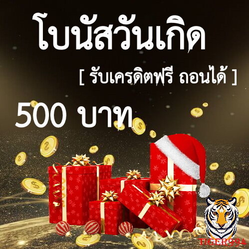 โปรวันเกิดรับทันที 500 บาท ถอนได้จริง Tiger994